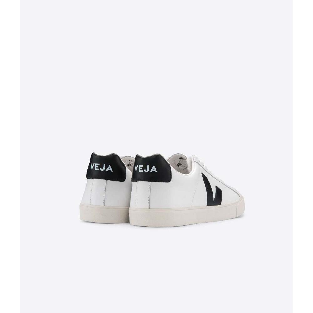 Veja ESPLAR LEATHER Sneakers Heren White/Black | NL 306LIS